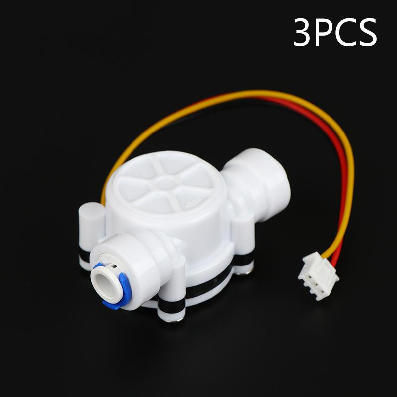White Pe Flow Sensor Series Digital Liquid Flow Sensor Yf S401 S402 G3/4 G1/2 Hall Effect Inline Meter For Ro Machine