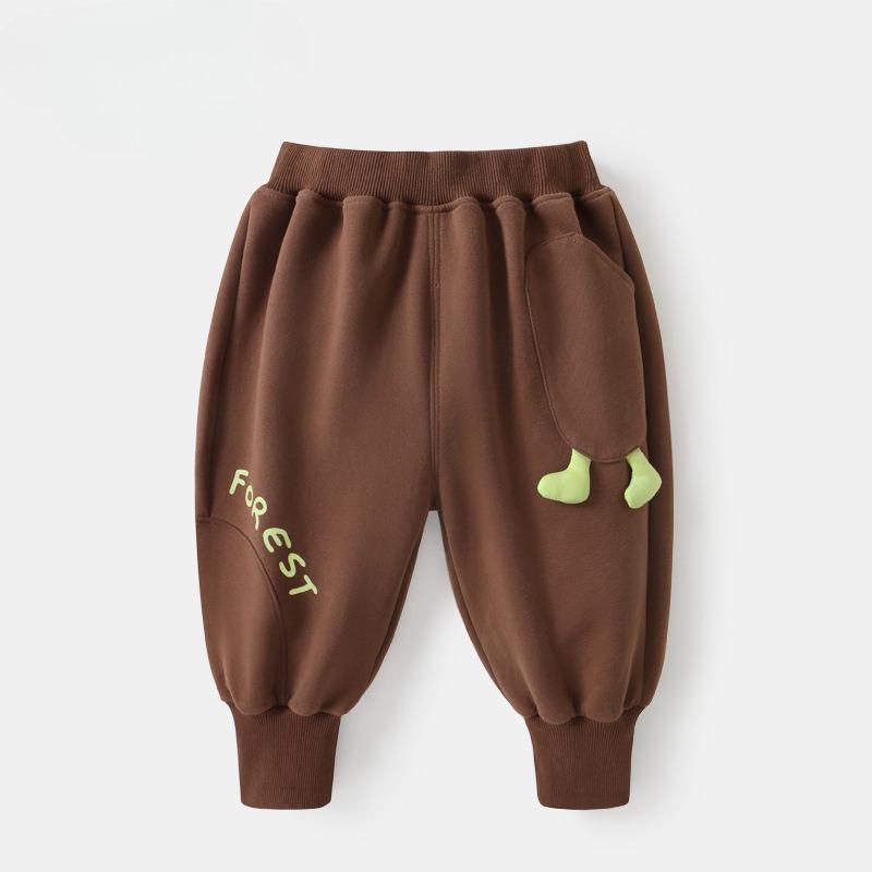 

Детские спортивные универсальные повседневные брюки на весну и осень 120cm кофейный