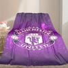 1pc Snug Manchester United Manchester City Blanket, Lightweight & Durable Print Blanket, Perfect for Home, Couch, Bed, Picnic, Travel, Office
