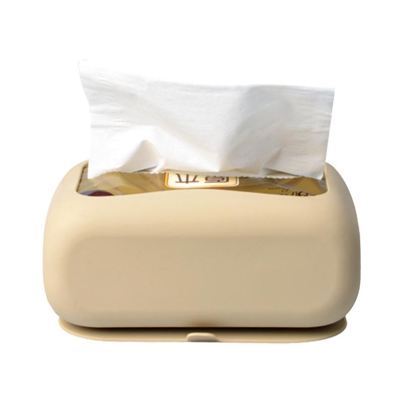 Δοχείο Αποθήκευσης Σιλικόνη Χαρτοθήκη Χωρίς Τρύπημα Δημιουργική Χαρτοθήκη με Βεντούζα Απλή Θήκη Αποθήκευσης Χαρτοπετσετών Διαμονή