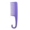 Durable Wide-Tooth Massage Comb with Hook for Long Straight Hair - Easy Detangling for Men & Women