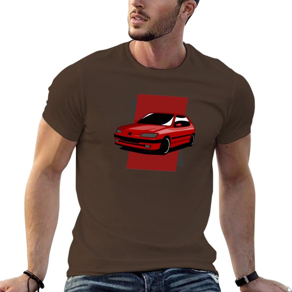 New Minimalistic 306 GTI T-Shirt Blank T Shirts Anime T-shirt Custom T Shirts Kawaii Clothes Mens T Shirts Pack