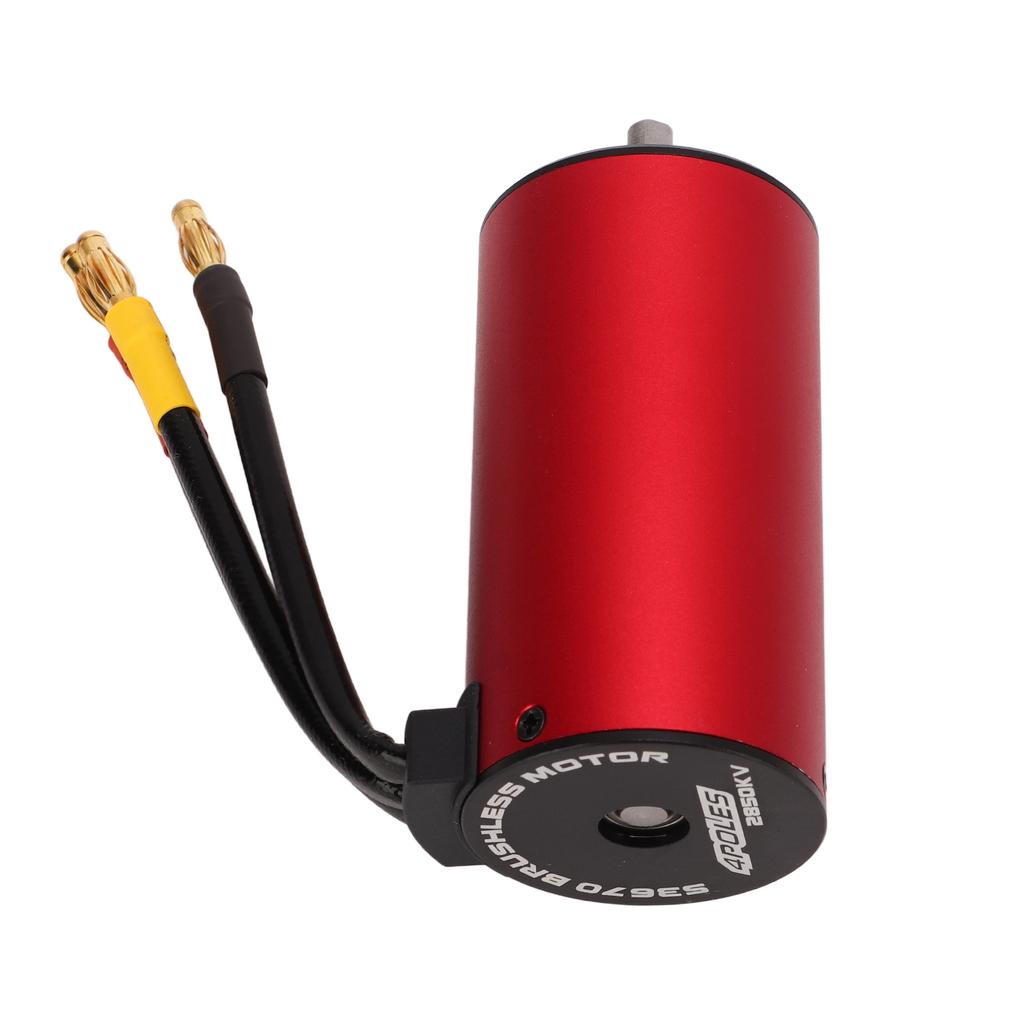 S3670 2850KV Brushless Motor Waterproof Replacement RC Brushless Motor for 18 RC Crawler