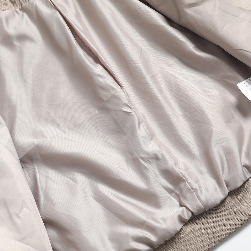 Summer 2024 Women's European-American Style Bomber Jacket with Large Pockets