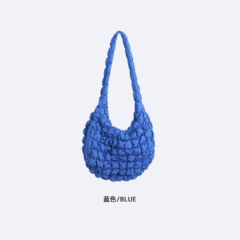 Cloud bag COS bag niche premium shoulder satchel pleated bag women's large-capacity work premium shoulder bag