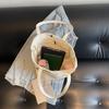 Canvas Bag Solid Color Large Capacity Student Handbag Women's Shoulder Bag Underarm Bag
