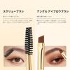 Docolor Eyebrow Brush Screw Brush Eyebrow A Portable Eyebrow Available In Black and - 2-in-1 Brush & Comb. Popular, Soft, Easy-to-use, Brush. White.