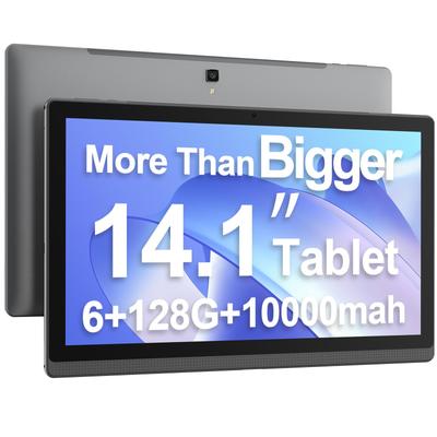 MESWAO B1 14.1" Tablet, 14.1 Inch 1920*1080 IPS Screen, MTK6769 8 Cores, 6GB RAM 128GB ROM, Android 13, 13MP+5MP Camera, 10000mAh Battery
