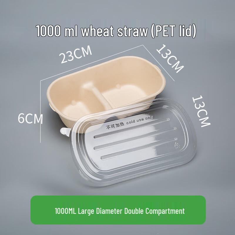 1000ml Disposable Eco-Friendly Salad Meal Box 1000ml