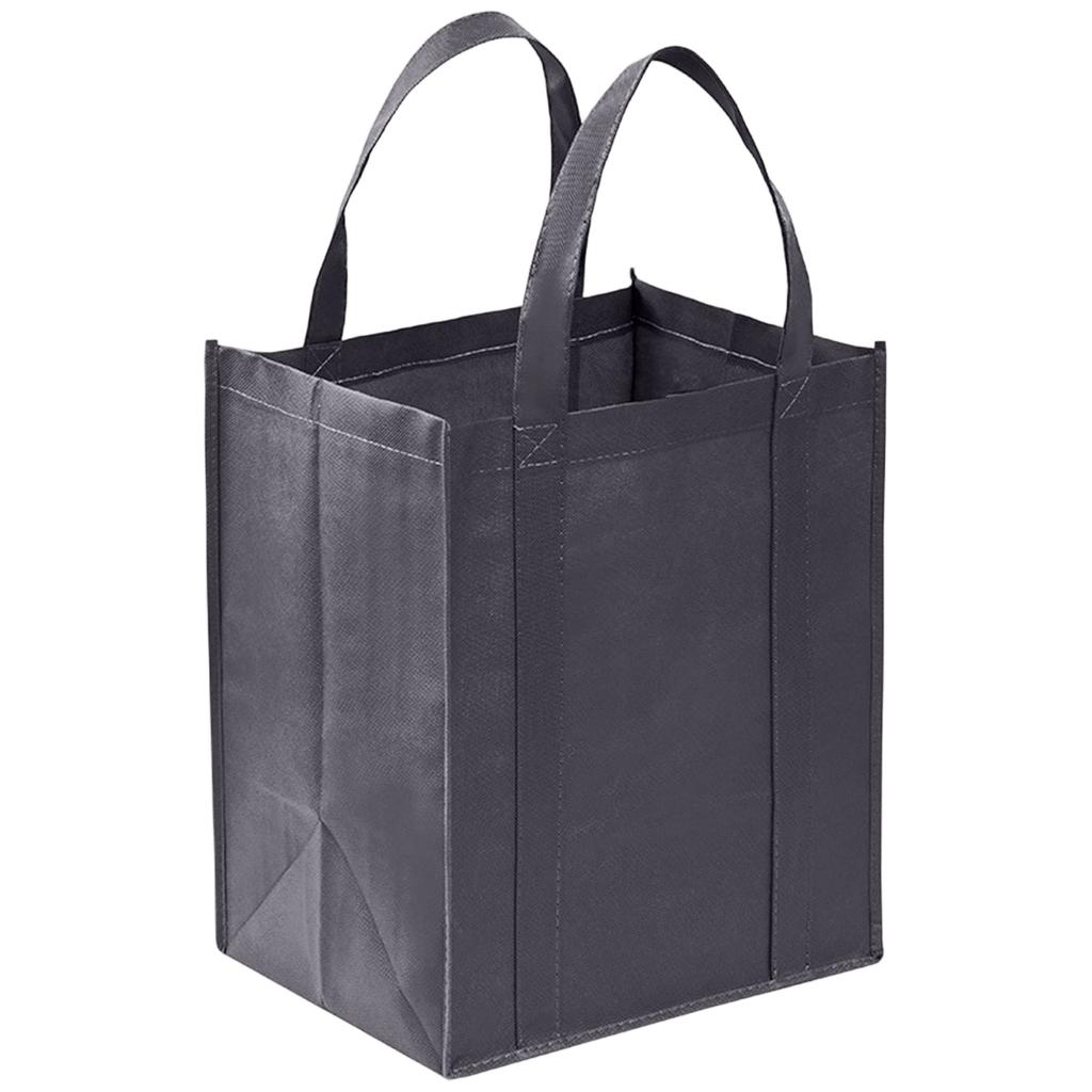 Sacolas de Compras Reutilizáveis - Bolsa Tote 38x32x24 cm Para Mercearia Fundo Espesso de Plástico Suporta 50 kg, Dobrável e Com Alças Reforçadas