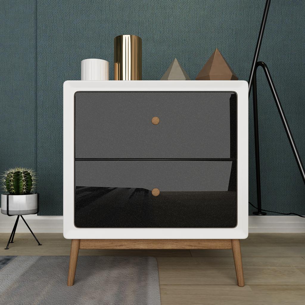 White Paper Vinyl Wall Solid Color Shiny Refrigerator Wallpapers Self-adhesive Decorative Wall Stickers Kitchen Cupboard Desktop