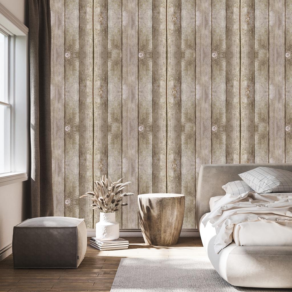 Wallpaper Wooden Boards for Living Room and Bedroom 50x1000