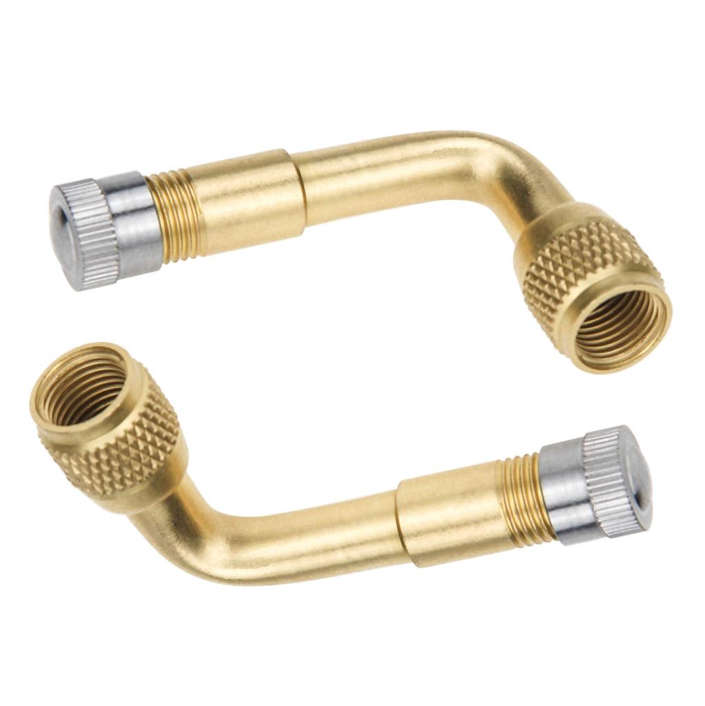 Mellbree 2pcs L-Shape 90° Air Valve Motorcycle Extension
