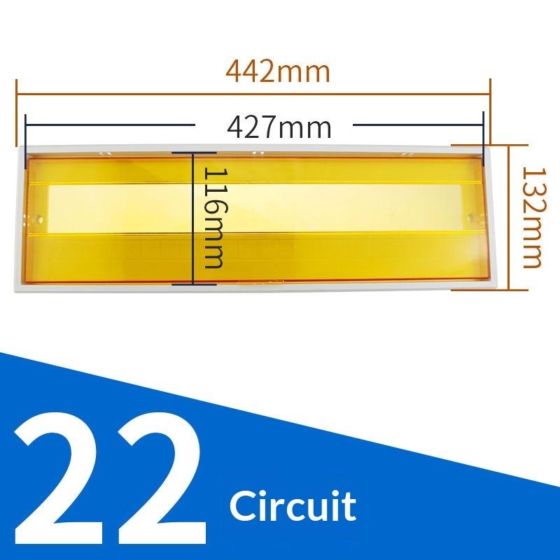 Pz30 Plastic Distribution Box Cover Transparent Protective Panel For Household Circuit Breaker Box