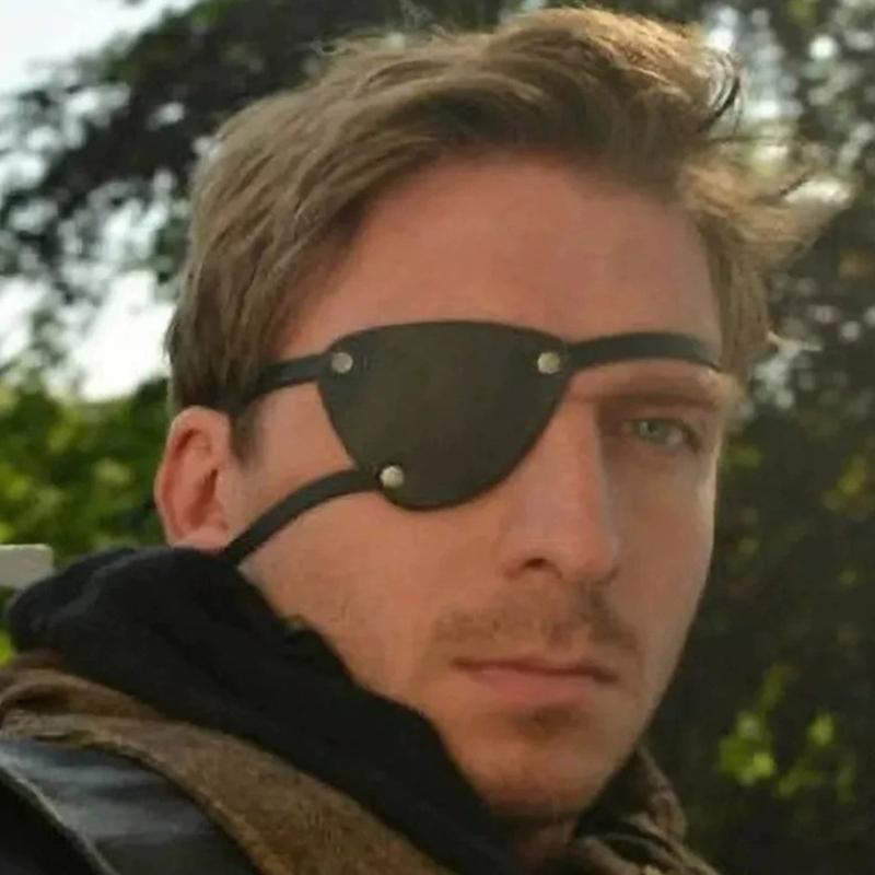 Medievals Knights Pirate Eye Patches Leather Eyepatch Eye Mask Renaissances Medieval Pirate Costume Halloween Cosplay