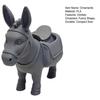 Yousheng Donkey Ornament, Planter And Desktop Storage Design, 3D Printed Matte Texture Statue, for Small Items Garden Accessories