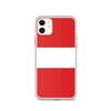 Coque Téléphone – Drapeau Du Pérou – Compatible iPhone 11 – Étui Souple – Résistant Et Antichoc - Silicone - Pixelforma