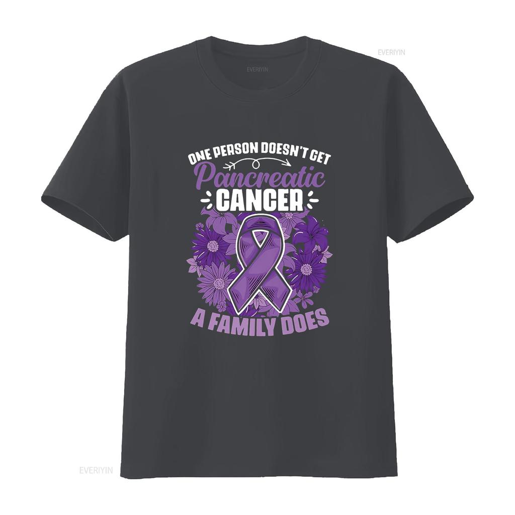 Womens Support Pancreas Survivor Ribbon Pancreatic Cancer Awareness T Shirt Black 2X Large vintage Washed homme Breathable