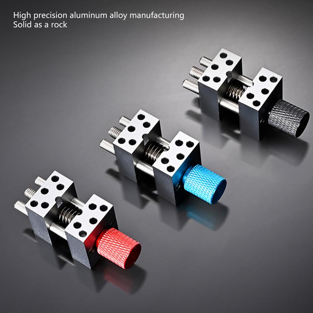 Small Vise Clamp Adjustable Width Drill Press Vice Grip for DIY Enthusiasts and Engineers with Flexible Installation