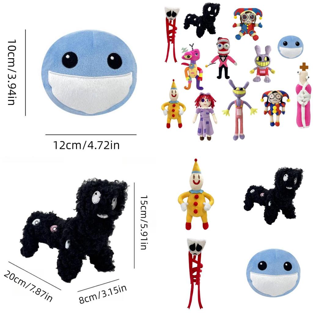 The Amazing Digital Circus Rabbit Plush Toy Adorable Stuffed Animal For Kids Short Plush Customizable Design