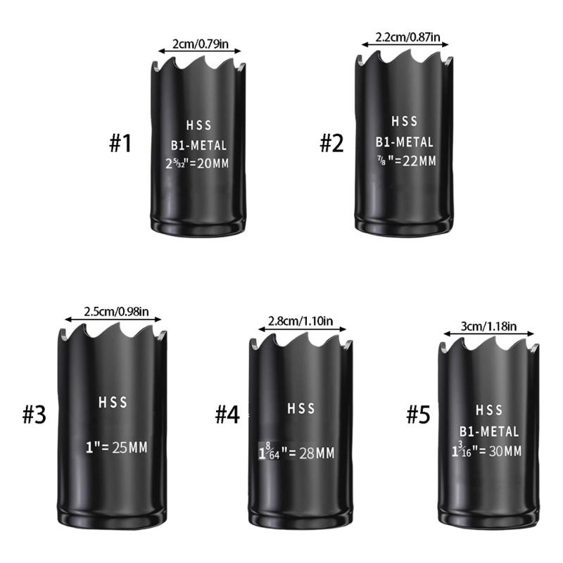 20-30mm M42 Bimetal Hole Saw Cutter Drill Bit For Metal Pipes With High Wear Resistance And Smooth Drilling Performances