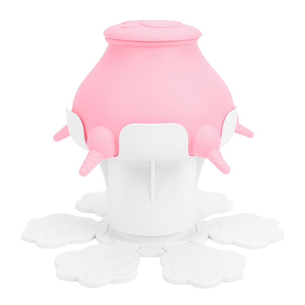 Puppy Milk Feeder Nipple Proof Detachable Silicone Kitten Nursing Station for Newborn Puppy Kitten
