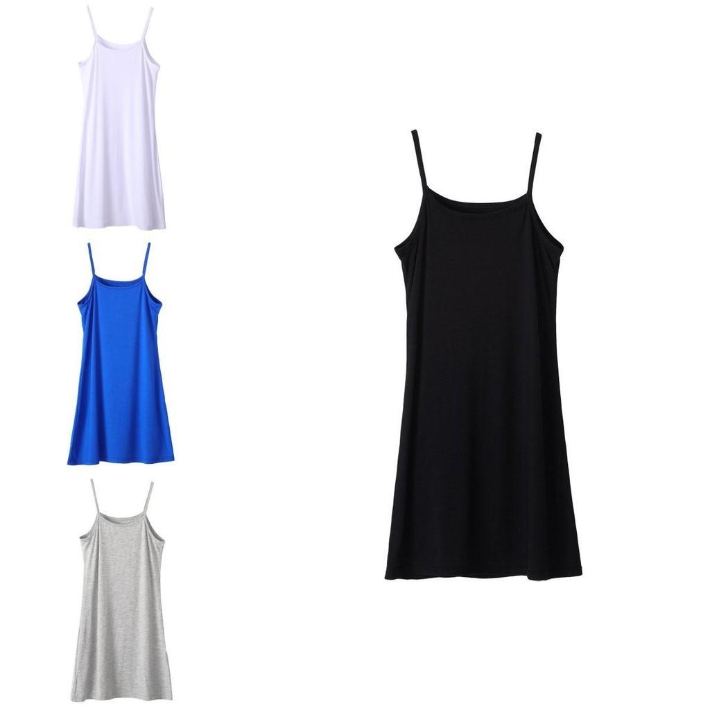 Elegant Women Tank Top Cami Dress With Adjustable Spaghetti Straps For Comfort