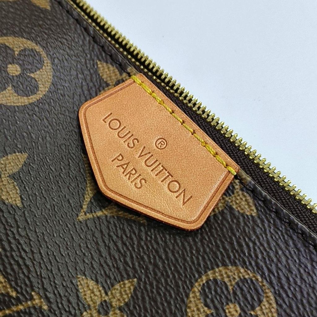[Pre-Owned] Multi Pochette Accessoires Chain Monogram Five-In-One Combination Bag Coated Canvas Leather Mahjong Bag Underarm Handh - Very Good #U9IZC0