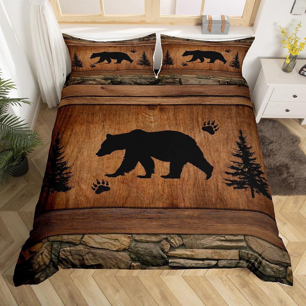 American Football Green Flame Three-Piece Quilt Cover 3D Digital Printing Bedding Set