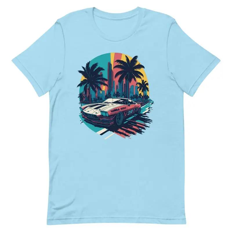 Exotic Car Tropical Street T Shirt