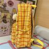 Plaid Schoolbag Women's Lightweight Backpack