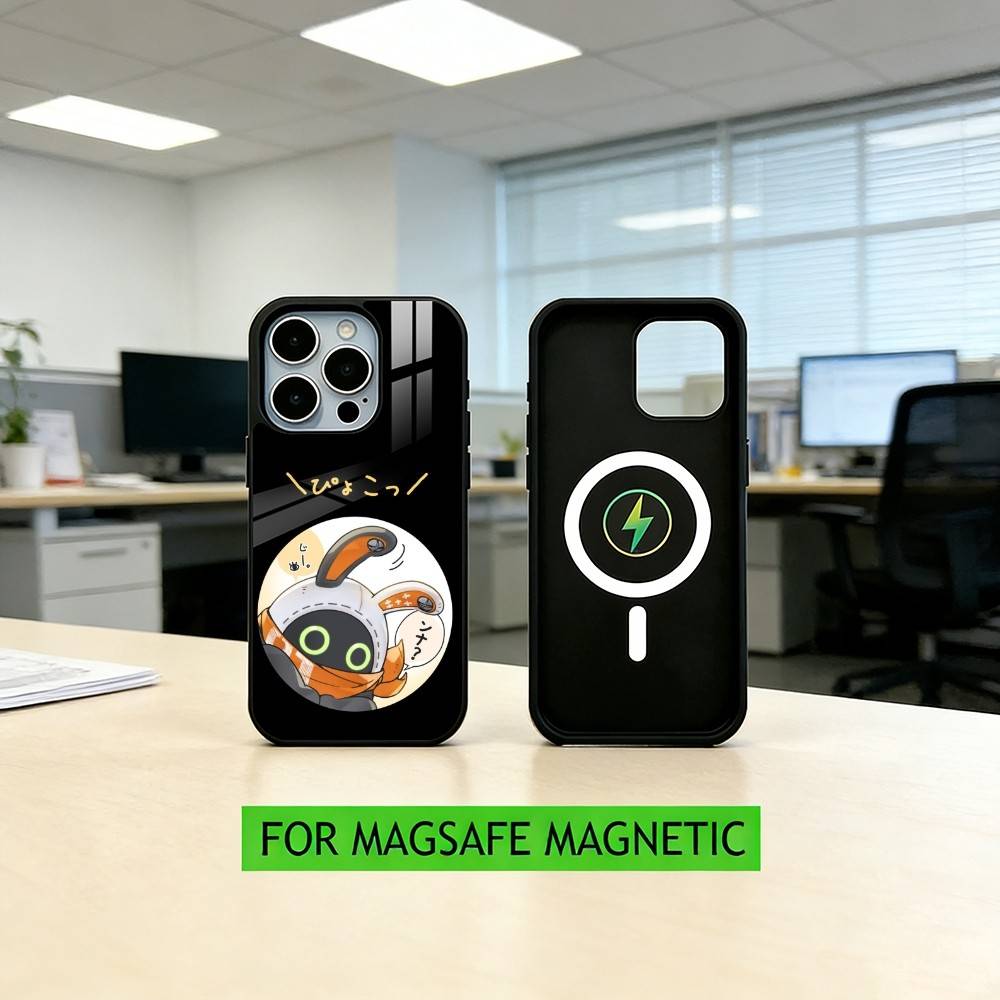 Bangboo Zenless Zone Z-zero Phone Case For iPhone17,16,15,14,13,12,11 Plus,Pro Magnetic with Magsafe Wireless Charging