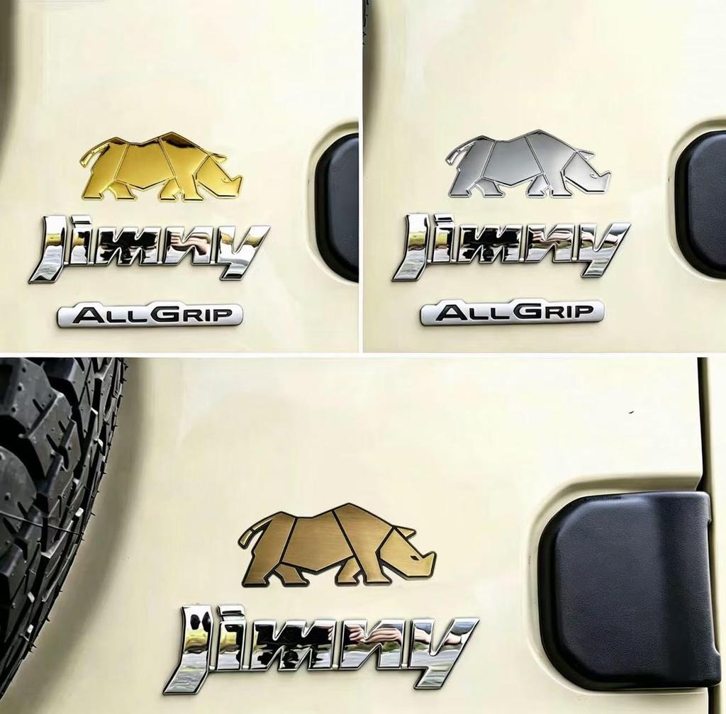 New Suzuki Jimny Jimny Nomad Exclusive Jimny Sticker Rear Mark Overlay No need to remove existing ABS metallic Jimny 3M tape direct Easy Scratch and