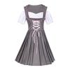 Plus Size European & American Pink Oktoberfest Beer Dress for Stage & Cosplay