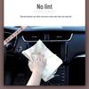 Lint-Free Suede Chamois Car & Glass Cleaning Towel - Soft & Absorbent