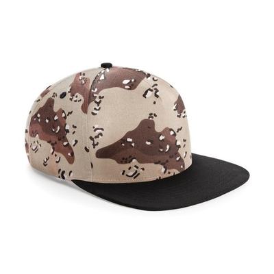 Beechfield Camouflage Retro Snapback Cap