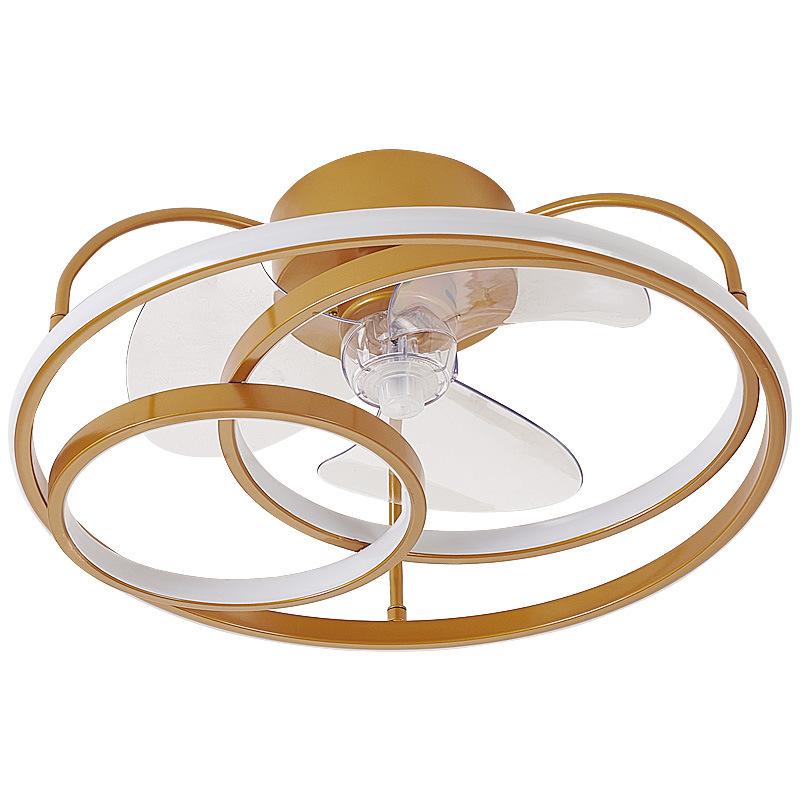 Modern simple LED Ceiling Fan Lamp with remote control Dining Room Bedroom Lamp Silent ceiling Fan light fixture Indoor lighting