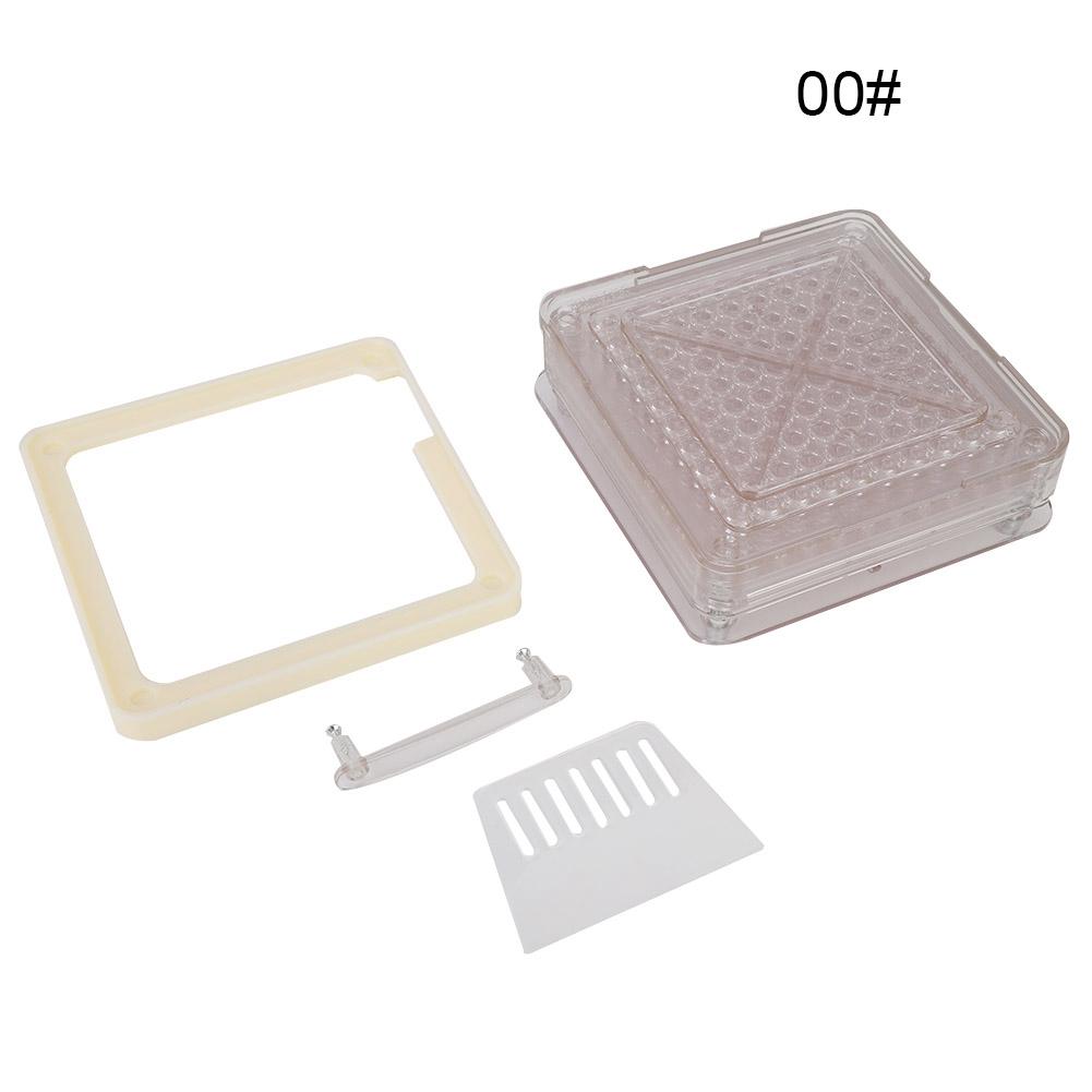 100 Holes Acrylic Capsule Filler Manual Capsule Powder Filling Machine Board  Tool for Size 00#