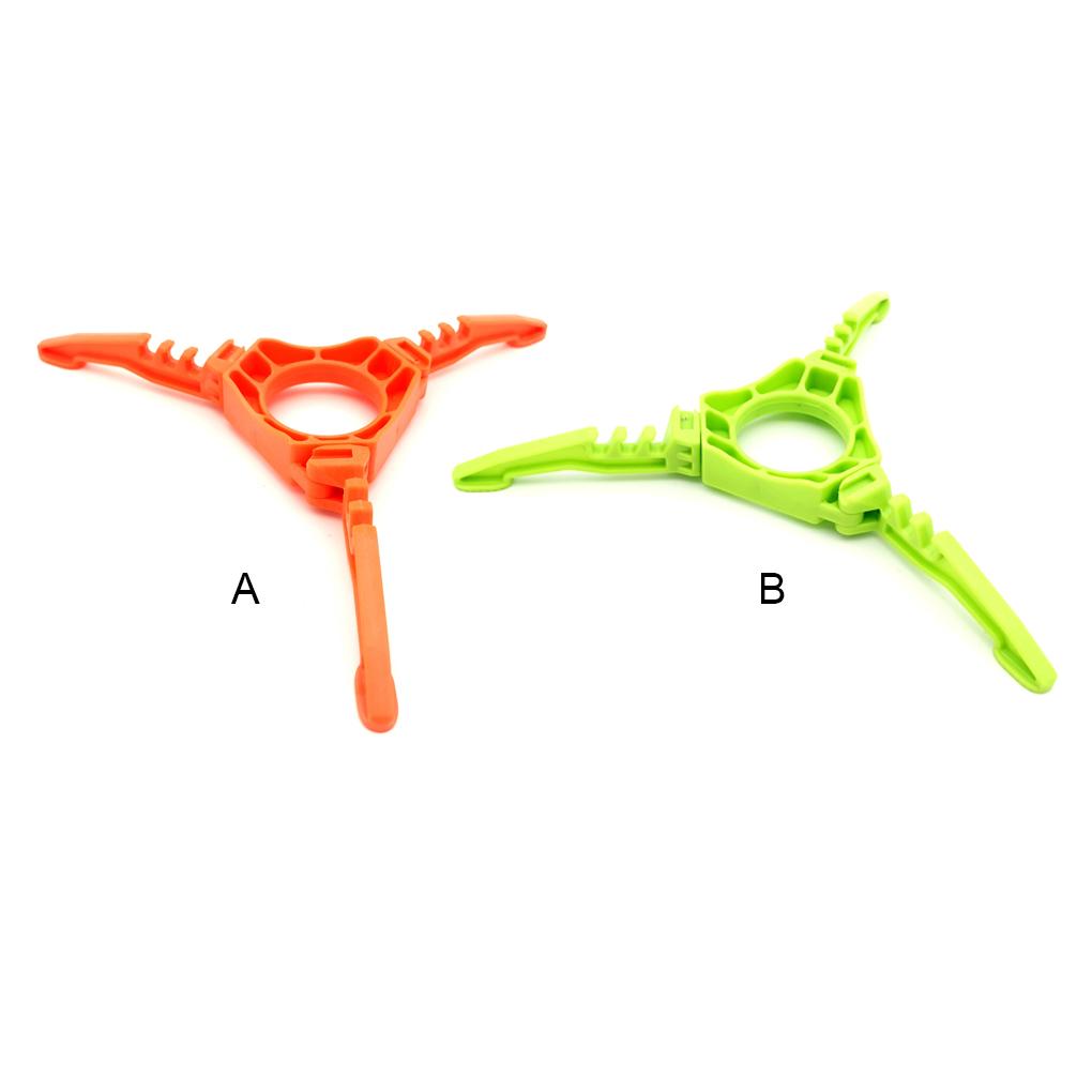 Cylinder Stand Portable Plastic Foldable Cylinders Holder Antislip Bracket Climbing Backpacking Tripod Outdoor Equipment