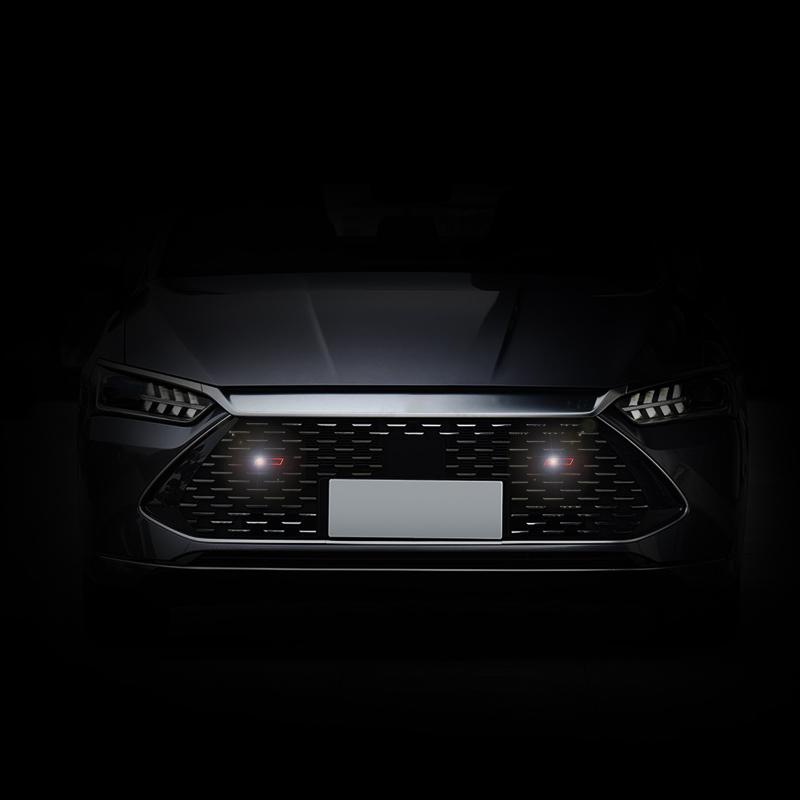 Car Front Grille Sticker Badge Head Grill R LINE Emblem LED Light For Volkswagen CC Polo Golf 4 5 6 7 MK7 MK5 MK4 MK6 Passat Touran Scirocco