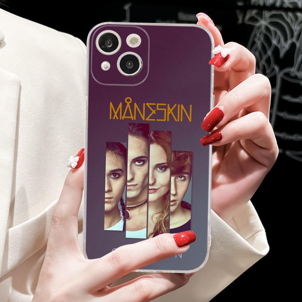 Maneskin Damiano David Phone Case For IPhone 16 15 14 11 12 13 Mini Pro XS Max Cover 6 7 8 Plus X Funda Shell
