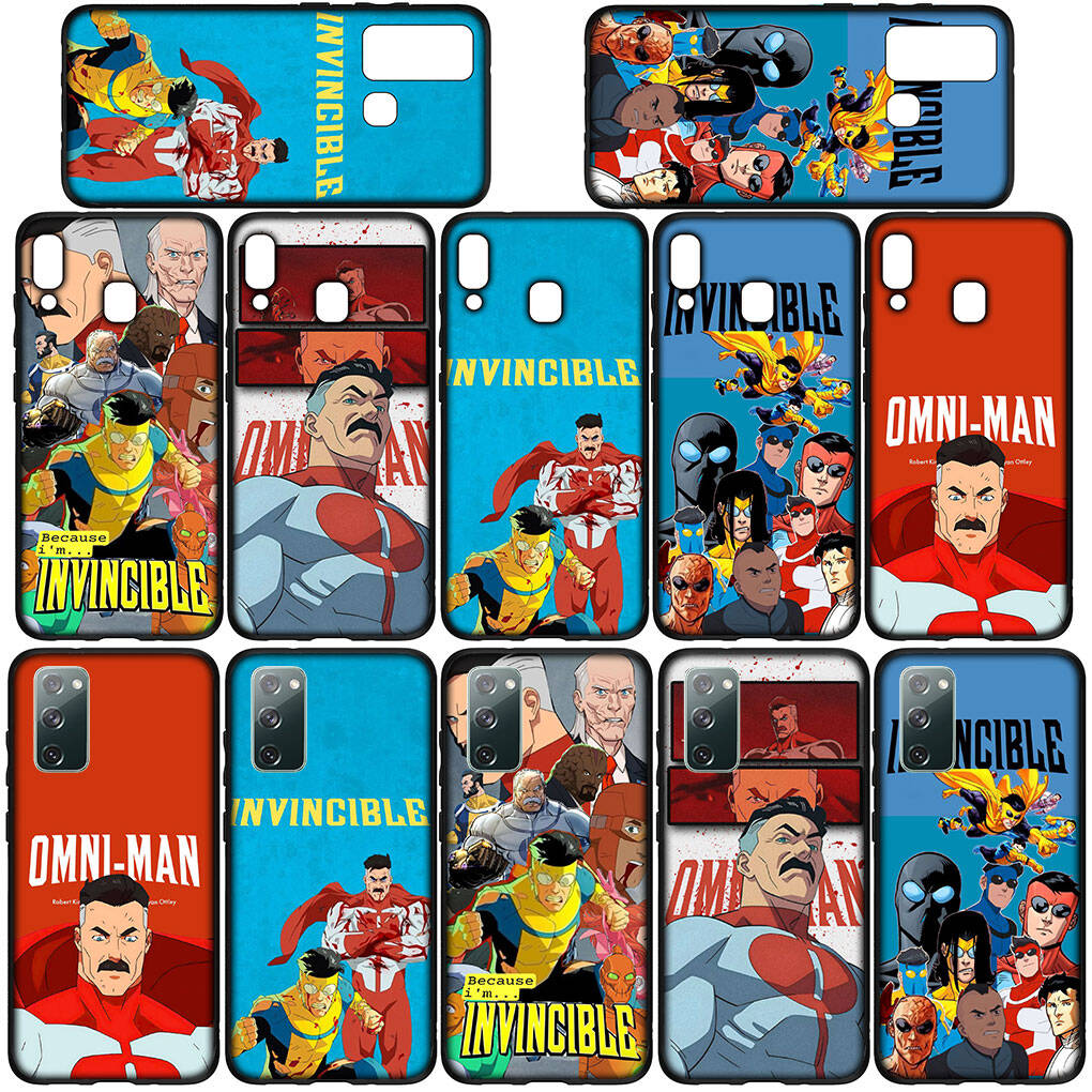 Phone Case for iPhone 17 16 15 Plus X Huawei P30 P20 Lite Redmi Note 14 12 11 13 Pro Max OPPO A60 A80 A40 A18 A38 Omni Man I-Invincibles Collage Cover