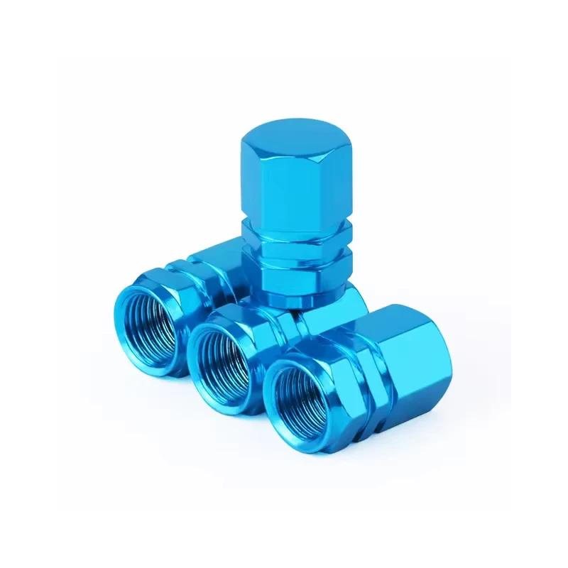 4PCS aluminum alloy car tire valve stem cap tire wheel rim valve cover dustproof and waterproof For Tesla Series car accessory