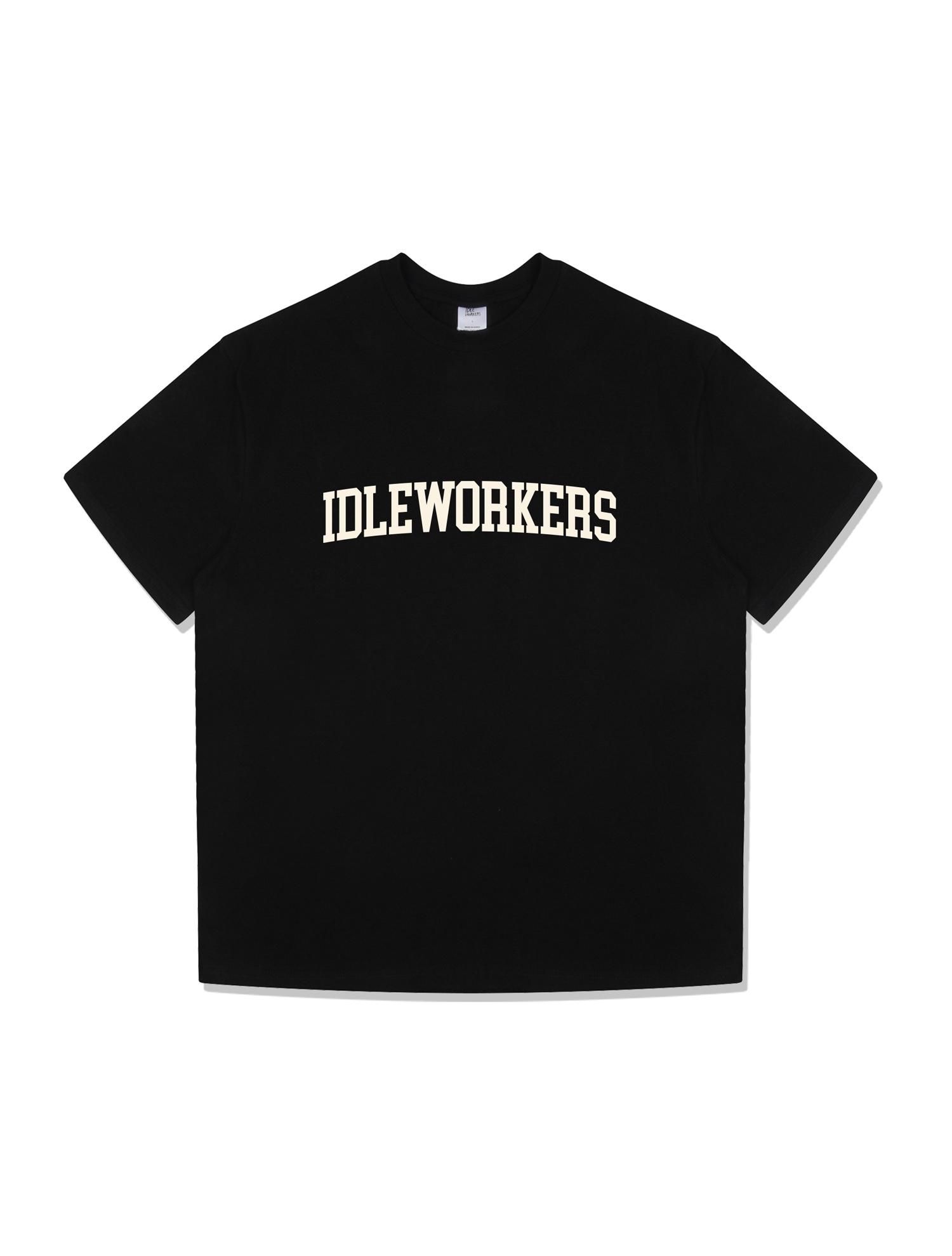 Idle Workers Blueline Cotton Oversized Short Sleeve_Black L