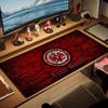 Eintracht Frankfurt Benutzerdefinierter Name Große Größe Mauspads Große Gaming-Tischauflage Rutschfest Laptop Tablet Großes Mauspads XXL Matte Mini-PC-Spielmatte Mit Schloss