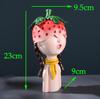 Nordic Flower Head Character Resin Adornments Home Livingroom Desktop Figurines Crafts Office Coffee Table Ornaments Decoration