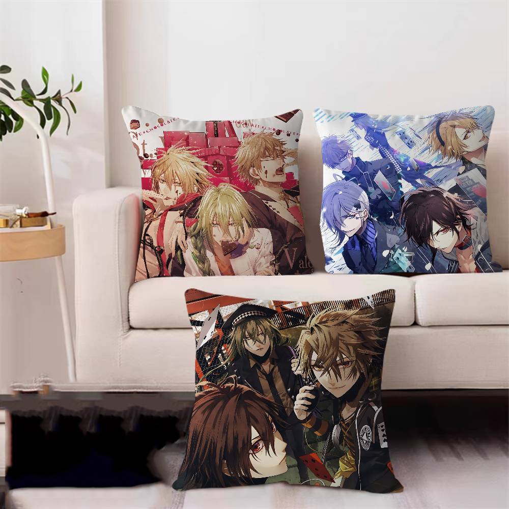 Anime-A-AMNESIA Office Cushion Pillowcase Car Cushion Cover45X45CM Lumbar Pillowcase Sofa Pillowcover