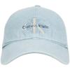 Calvin Klein Classic Retro Embroidery Design, Cotton Peaked Cap, Same Style for Men and Women, Denim Light Blue 4G5007G-LHL