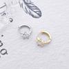 One Cubic Star One-Touch Ring Nickel-Free Earrings (1 Pair)
