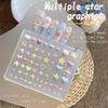 3D Star & Heart Silicone Mold for Resin Nail Art Decorations
